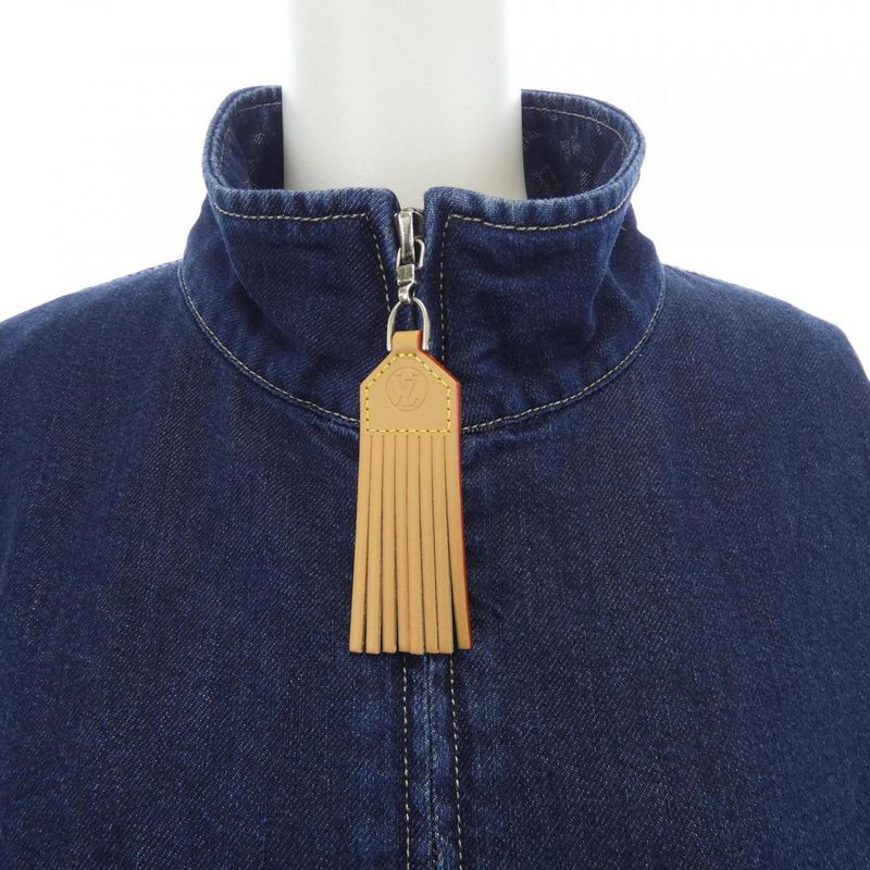 Louis Vuitton Denim Zip Up Jacket Ftve61ea6 Denim Jacket