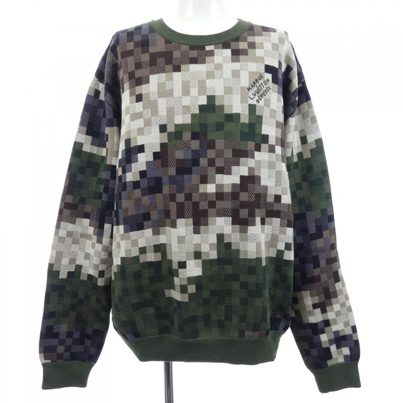 Louis Vuitton Damoflage Cotton Pullover Hqn72waur Knit
