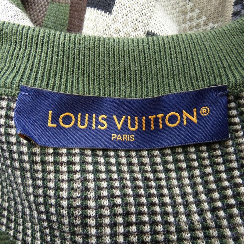 Louis Vuitton Damoflage Cotton Pullover Hqn72waur Knit