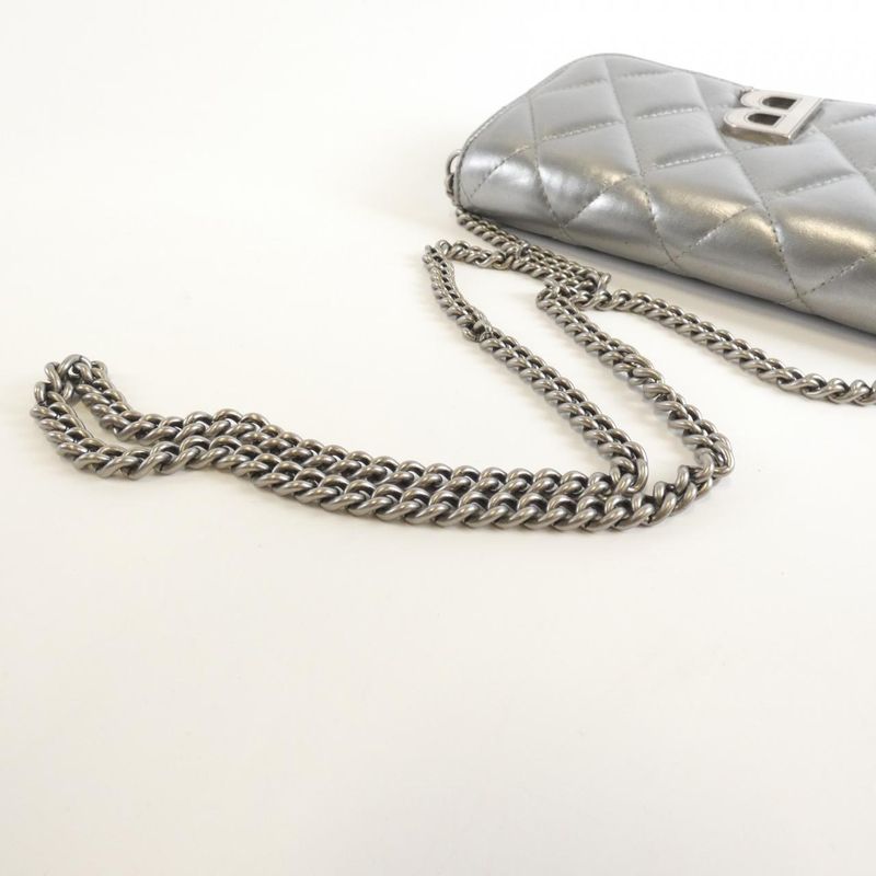 Balenciaga B Wallet ON Chain ​​bag 593615 Ind3y Chain Wallet