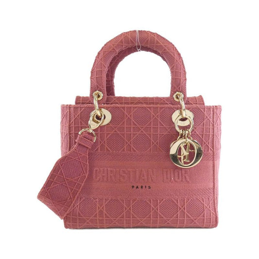 Christian Dior Lady D-light Medium M0565orey Bag
