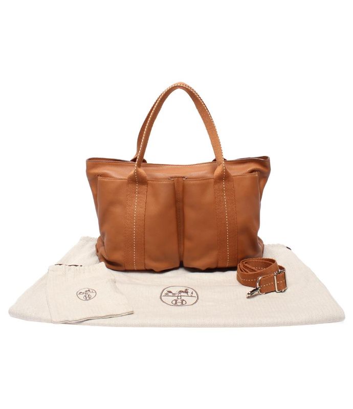 Hermes 2WAY Tote Bag Shoulder Bag Shoulder Bag □M Engraved Silver Hardware