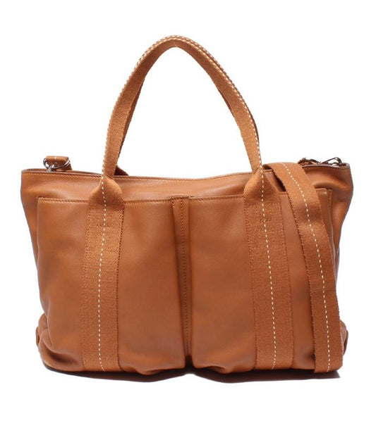 Hermes 2WAY Tote Bag Shoulder Bag Shoulder Bag □M Engraved Silver Hardware