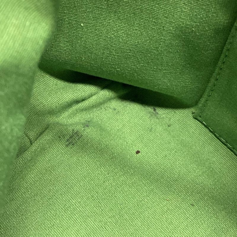 Fendi Handbag Zucca Pattern 8bh223 Black X Dark Brown X Green Clover Leather