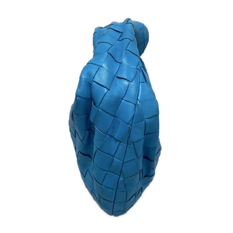 Bottega Veneta Handbag Mini The Jodie Blue Leather