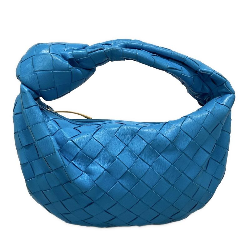 Bottega Veneta Handbag Mini The Jodie Blue Leather