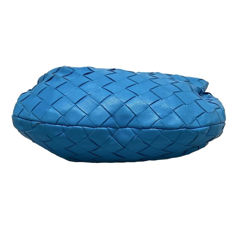 Bottega Veneta Handbag Mini The Jodie Blue Leather