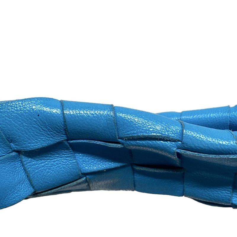 Bottega Veneta Handbag Mini The Jodie Blue Leather