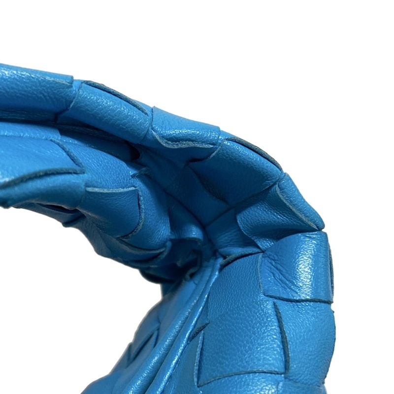 Bottega Veneta Handbag Mini The Jodie Blue Leather