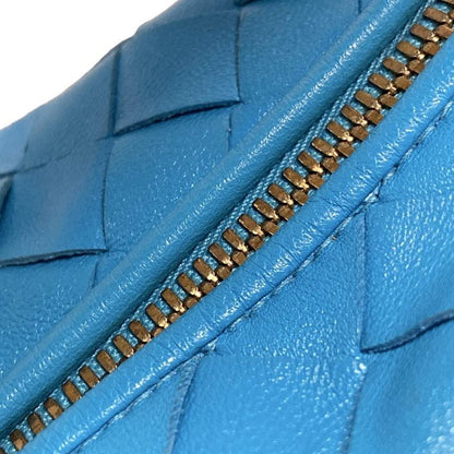 Bottega Veneta Handbag Mini The Jodie Blue Leather