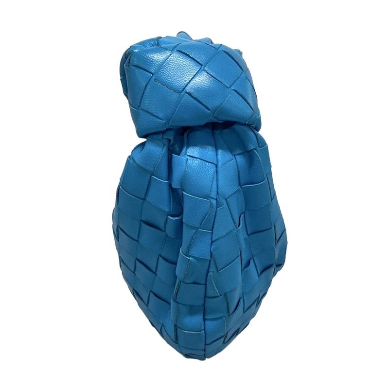 Bottega Veneta Handbag Mini The Jodie Blue Leather