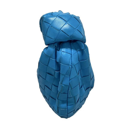 Bottega Veneta Handbag Mini The Jodie Blue Leather