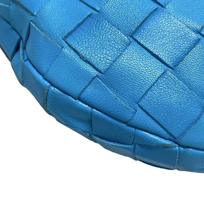 Bottega Veneta Handbag Mini The Jodie Blue Leather