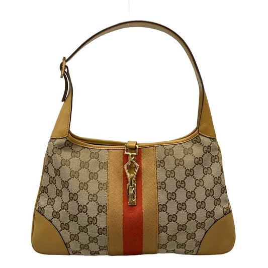 Gucci Shoulder Bag GG Pattern Kandensky 14057 Beige X Light Brown X Orange