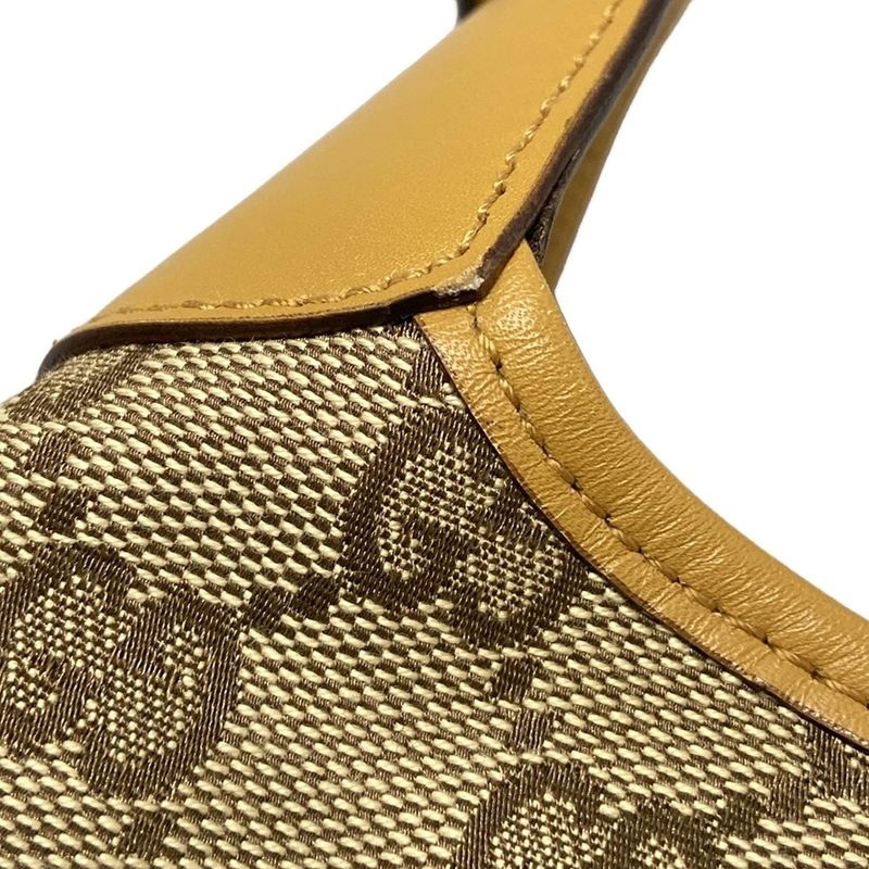 Gucci Shoulder Bag GG Pattern Kandensky 14057 Beige X Light Brown X Orange