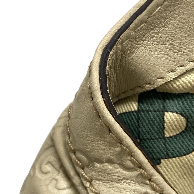 Gucci Handbag Sookieguccissima Line 211944 Ivory Leather