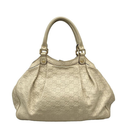 Gucci Handbag Sookieguccissima Line 211944 Ivory Leather