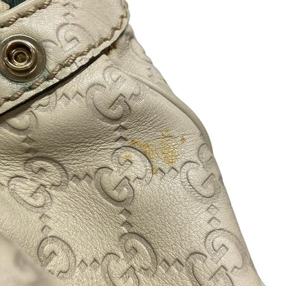 Gucci Handbag Sookieguccissima Line 211944 Ivory Leather