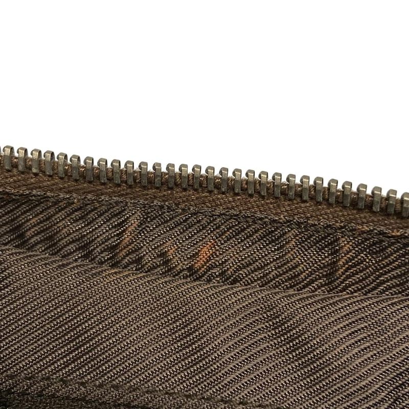 Gucci Shoulder Bag GG Pattern 13812 Beige X Dark Brown Leather