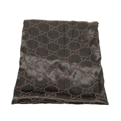 Gucci Shoulder Bag GG Pattern 13812 Beige X Dark Brown Leather