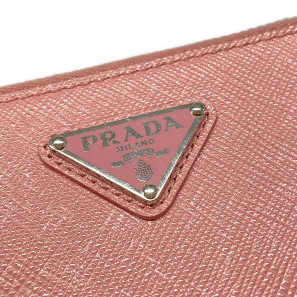 Prada Handbag Triangle Mini Pouch 1nr015 Petalo (pink) Chain Handle Re-nylon