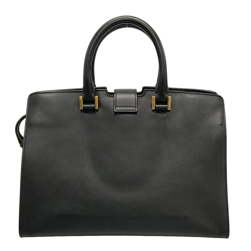 Saint Laurent Paris Handbag Cabas Bag Small 424869 Black Leather