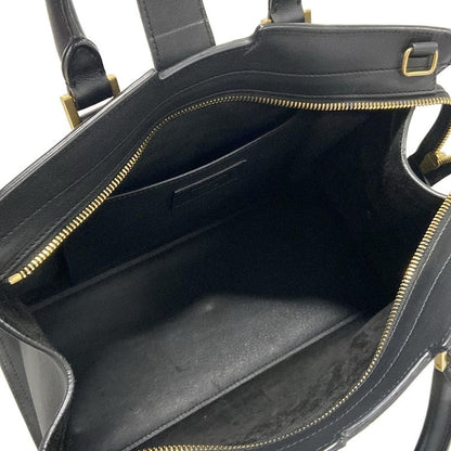 Saint Laurent Paris Handbag Cabas Bag Small 424869 Black Leather