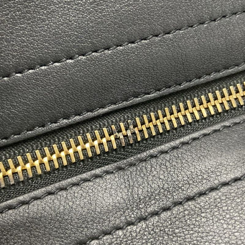 Saint Laurent Paris Handbag Cabas Bag Small 424869 Black Leather