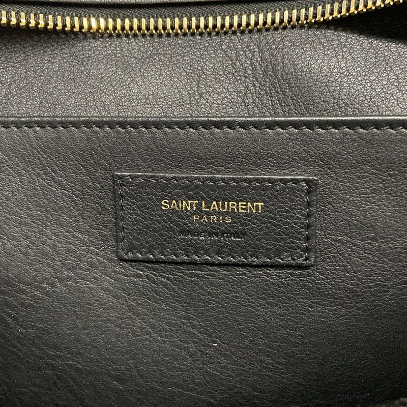 Saint Laurent Paris Handbag Cabas Bag Small 424869 Black Leather