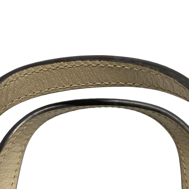 Gucci Tote Bag Double G Mini Tote Bag GG Supreme 811716 Gray X Ivory X Beige