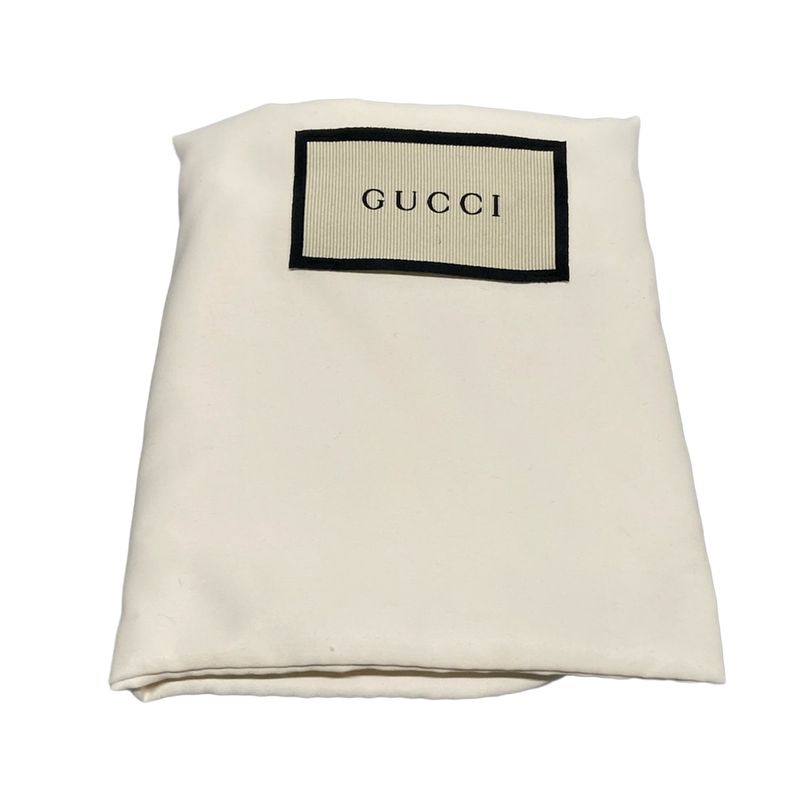 Gucci Shoulder Bag GG Supreme 387514 Dark Gray X Light Gray X Black Leather