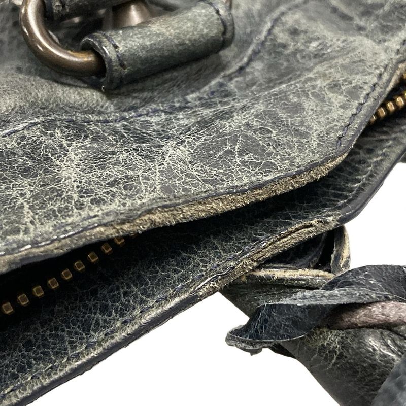 Balenciaga Handbag The First 103208 Green Leather