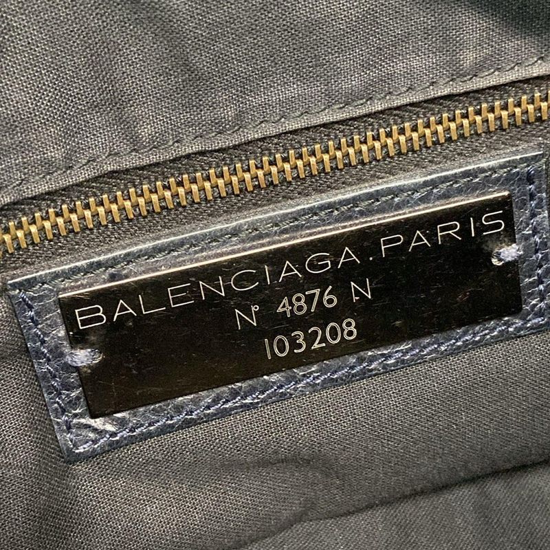 Balenciaga Handbag The First 103208 Green Leather