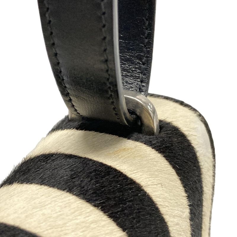 Saint Laurent Paris Shoulder Bag Spontini Satchel Small 512853 Black X Ivory