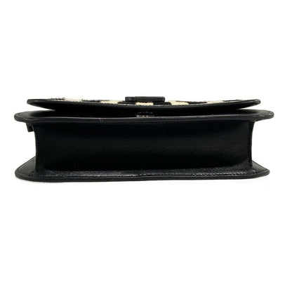 Saint Laurent Paris Shoulder Bag Spontini Satchel Small 512853 Black X Ivory