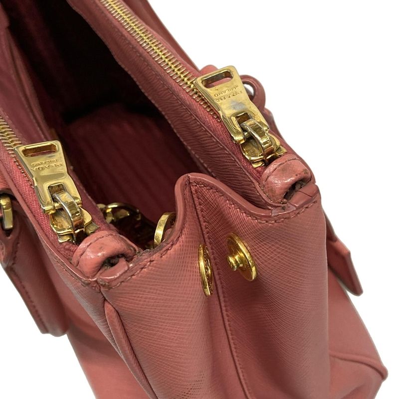 Prada Tote Bag Galleria Bag Pink Leather
