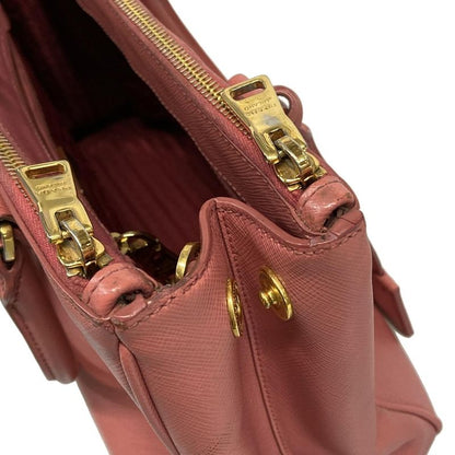 Prada Tote Bag Galleria Bag Pink Leather