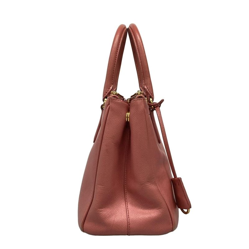 Prada Tote Bag Galleria Bag Pink Leather