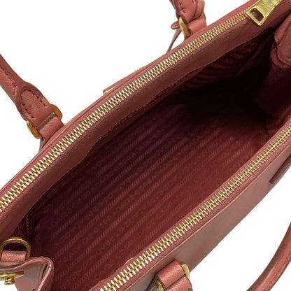 Prada Tote Bag Galleria Bag Pink Leather