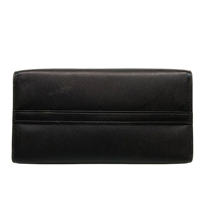 Prada Tote Bag Galleria Small Bag Black X Red Paradigm Leather