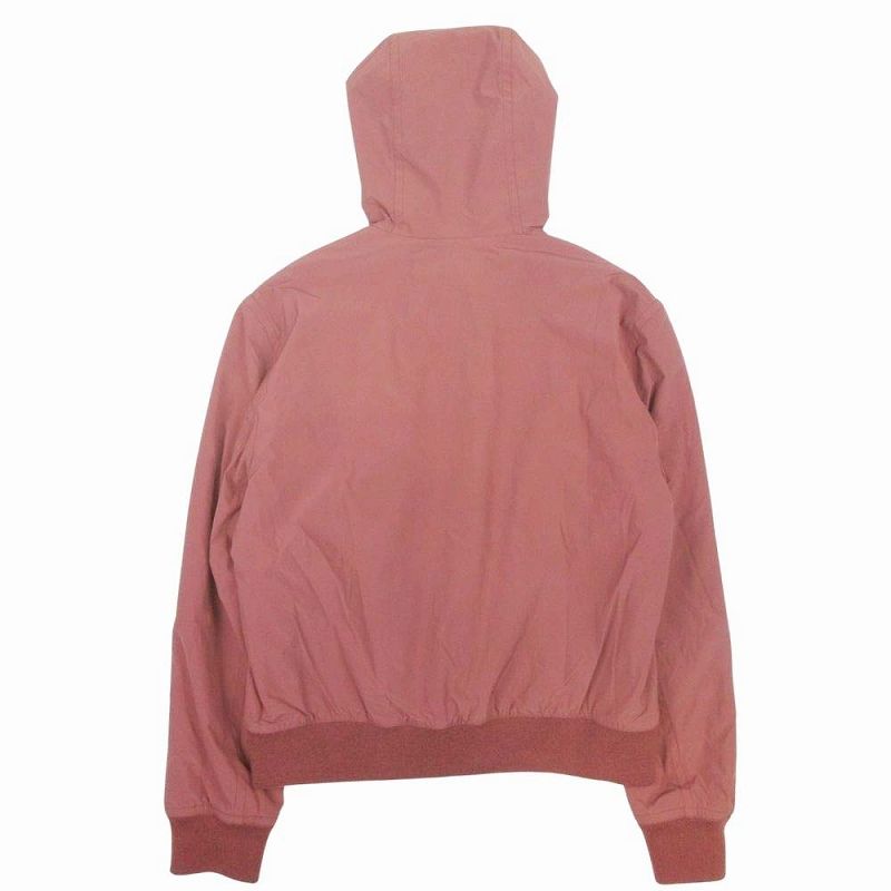 Hermes Nylon Parka Jacket Blouson Outerwear Hooded Cashmere Lining Leather Zip