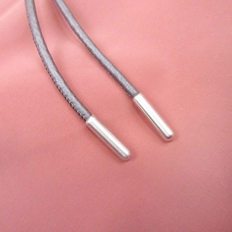 Hermes Nylon Parka Jacket Blouson Outerwear Hooded Cashmere Lining Leather Zip