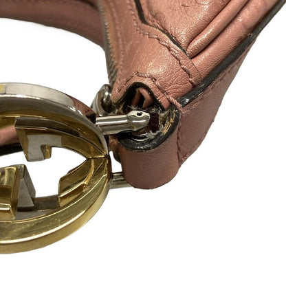 Gucci Shoulder Bag GG Twinsguccissima Line 232962 Pink Leather