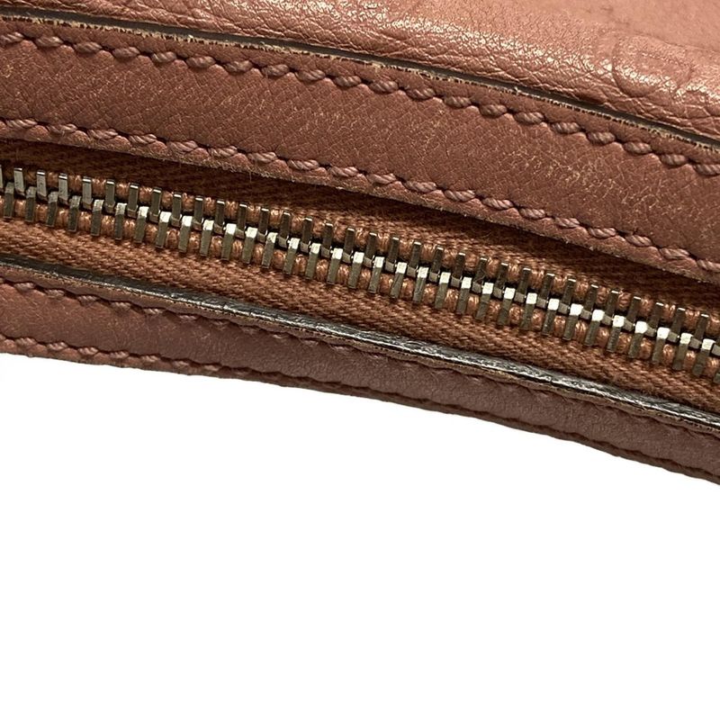 Gucci Shoulder Bag GG Twinsguccissima Line 232962 Pink Leather