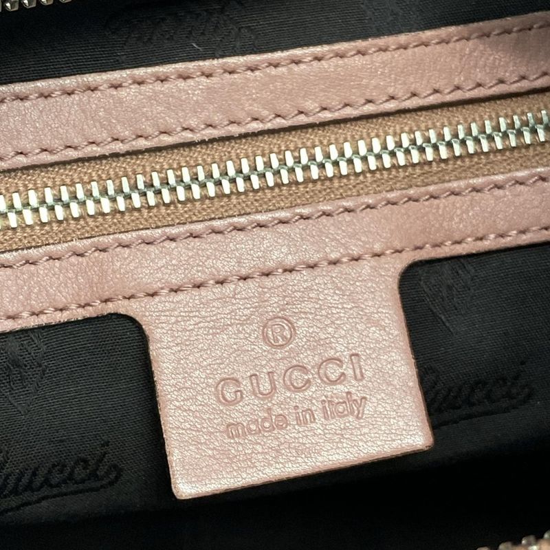 Gucci Shoulder Bag GG Twinsguccissima Line 232962 Pink Leather