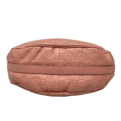Gucci Shoulder Bag GG Twinsguccissima Line 232962 Pink Leather