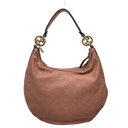 Gucci Shoulder Bag GG Twinsguccissima Line 232962 Pink Leather