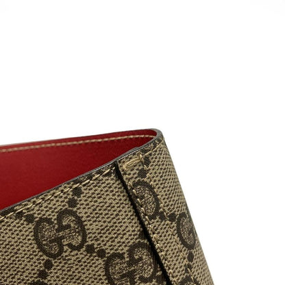 Gucci Tote Bag GG Kaleido Medium Reversible Leather Tote Bag 368568 Dark Brown