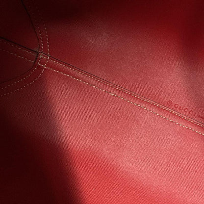 Gucci Tote Bag GG Kaleido Medium Reversible Leather Tote Bag 368568 Dark Brown