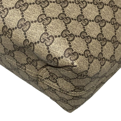 Gucci Tote Bag GG Kaleido Medium Reversible Leather Tote Bag 368568 Dark Brown